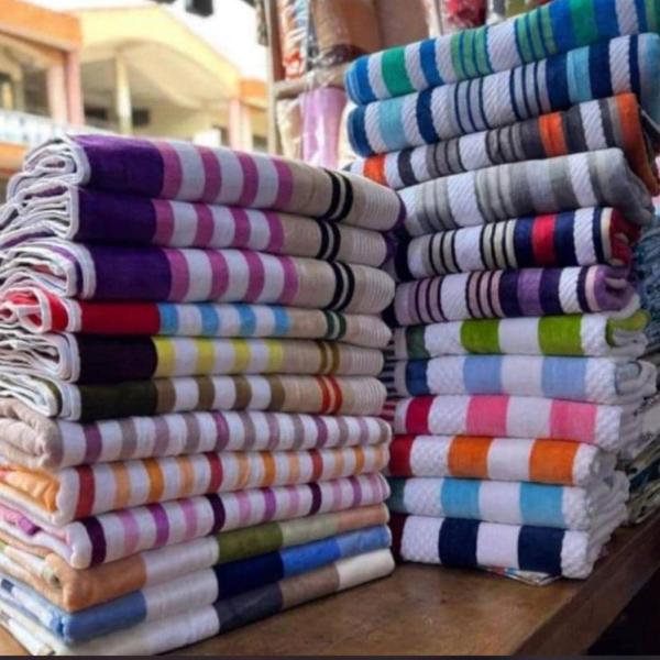 Large Bath cotton stripped Towel