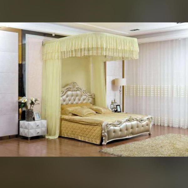 4 stand white pipe strong Mosquito Net