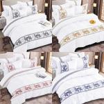 6-piece Duvet with 2 pillowcases, 2 cushion covers, 1 Bedsheet and 1 Quilt