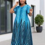 Short sleeved long dresses