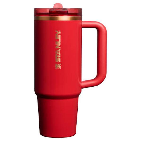 Original Stanley Cup comes with a straw, stainless steel