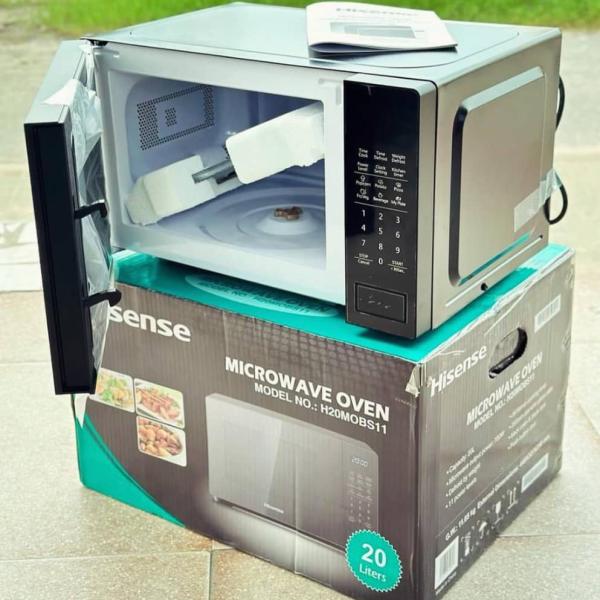 Hisense microwave Oven comes with one year guarantee