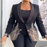 Two-piece Lady's office wear