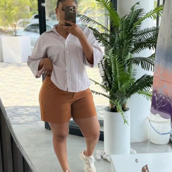 Women's cotton shirt available in different colors